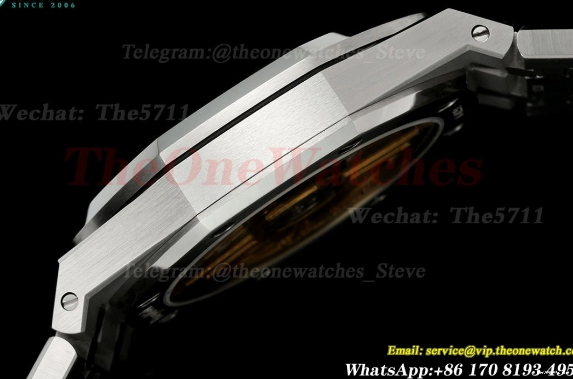 TKF Royal A4302 41mm Clone Super SS Black Dial 15500 Oak SS 0322